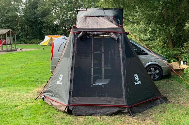 Dakop daktent Skycamp uitzicht vanuit je daktent